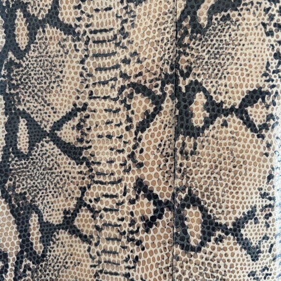 Vintage Rogue Snakeskin Leather Jacket - 100% Genuine Leather - Picture 4 of 8